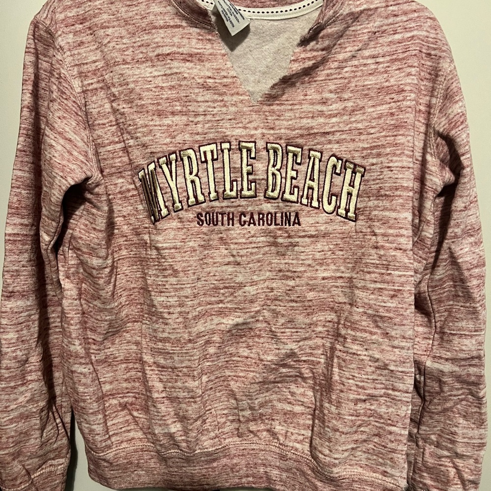 Exist Women's Maroon V-Neck Sweater